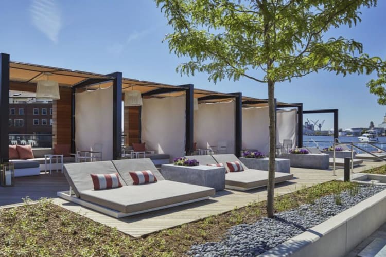 The Pool cabanas